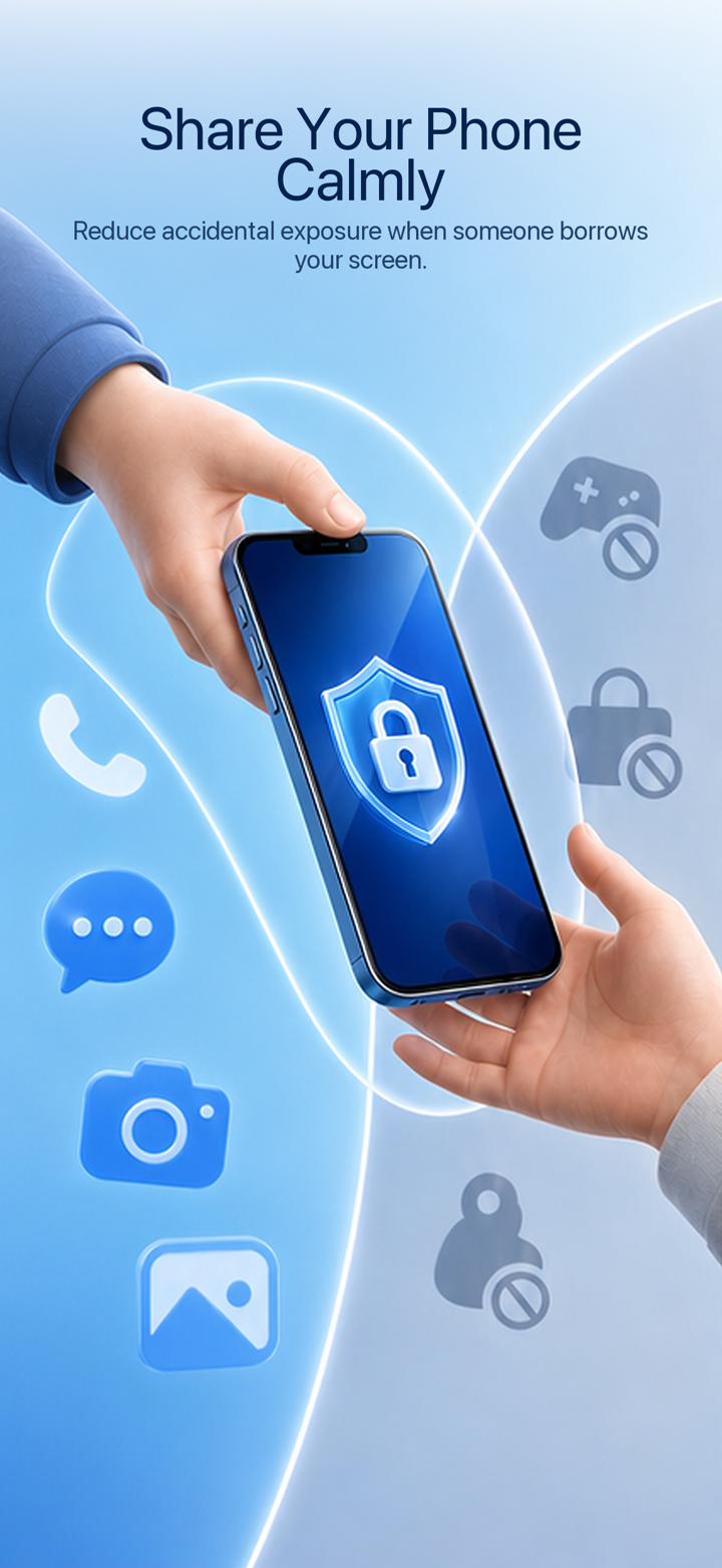 Phone lending screen